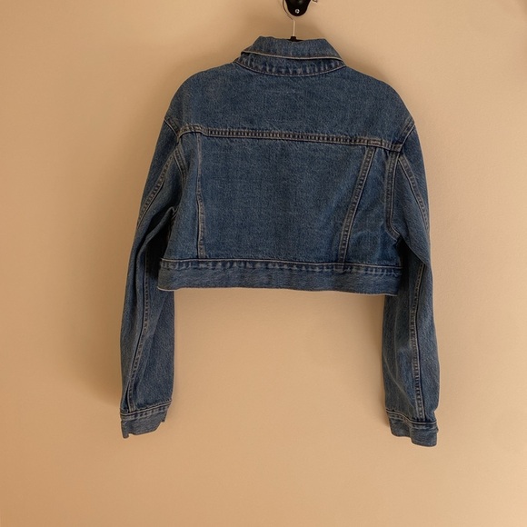 Levi Silver Tab Cropped Denim Jacket - Picture 3 of 4